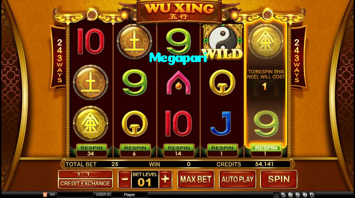 available types of Megapari bet including pre-match live express and system bets